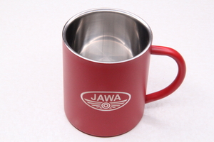 Кружка с логотипом JAWA (красная) (Чехия)