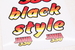 Наклейки набор Black Style (красные) для Ява 350 модель 639-640 (Чехия)