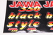 Наклейки набор Black Style (черные) для Ява 350 модель 639-640 (Чехия)